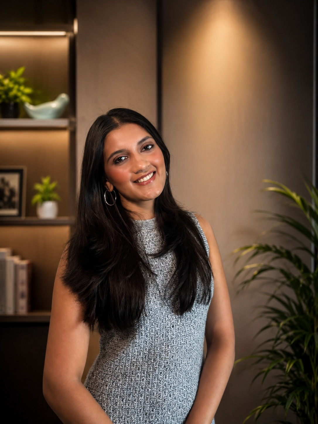 Abhyudita Gadia, certified professional makeup artist and founder of AAVRA Makeup Studio